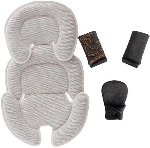 Подушка для поддержки головы и тела и комплект чехлов для ремней автомобильного сиденья Innokids