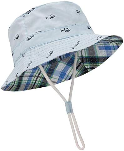 Durio UPF 50+, пляжная детская шляпа от солнца, защита от солнца, милые летние панамы с широкими полями для маленьких мальчиков, солнцезащитные шляпы для малышей для девочек Durio