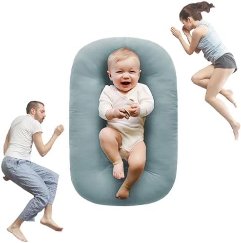 oliwex Baby Pillow Детский шезлонг, Детский шезлонг, Подушка для детского шезлонга, Детский шезлонг для новорожденных (британский абрикос) Oliwex