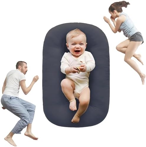 oliwex Baby Pillow Детский шезлонг, Детский шезлонг, Подушка для детского шезлонга, Детский шезлонг для новорожденных (британский абрикос) Oliwex