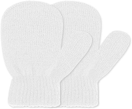 Doovid Kids Knit Mittens Toddler Knit Gloves Winter Warm Knitted Magic Gloves Stretch Soft Mitten for Baby Boys Girls DOOVID