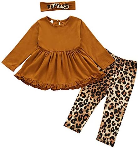 Одежда для маленьких девочек GOOCHEER, рубашка с длинными рукавами и штаны, комплект одежды для маленьких девочек на весну, осень и зиму GOOCHEER