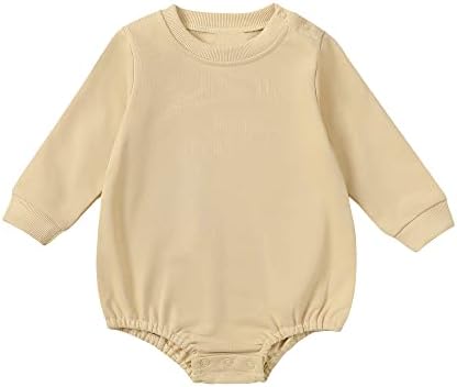 OPAWO детский свитшот, комбинезон, комбинезон для новорожденных девочек и мальчиков, комбинезон с пузырьками для младенцев, свитер большого размера с круглым вырезом, боди, одежда, наряды OPAWO