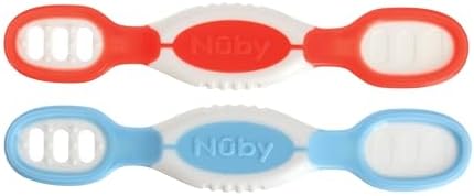 Ложки Nuby Dip & Scoop, 2 шт, для мальчиков NUBY