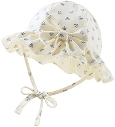 Летняя шляпа с бантом для маленьких девочек, шляпа от солнца для маленьких девочек, хлопковая дышащая детская шапка JANGANNSA