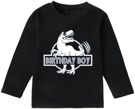 ZXIIYNU Boys' The Birthday Shirt Kids Boy Birthday Outfit Party T-Shirt ZXIIYNU