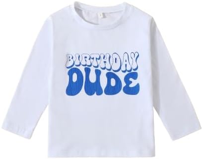 ZXIIYNU Boys' The Birthday Shirt Kids Boy Birthday Outfit Party T-Shirt ZXIIYNU