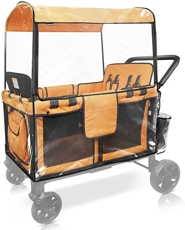 Дождевик для коляски, совместимый с серией Wonderfold W4, водонепроницаемый, ветрозащитный, защищает от снега и пыли, аксессуар для коляски с гуманизированным дизайном Salcod