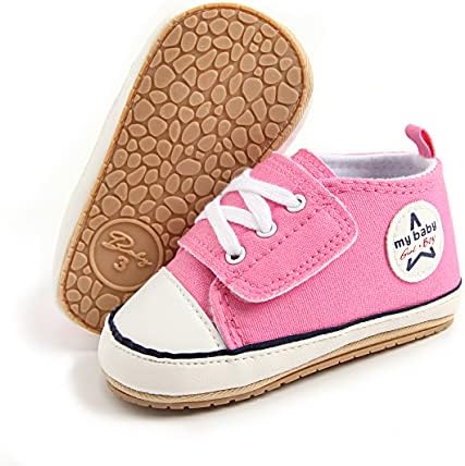 RVROVIC/обувь для маленьких мальчиков и девочек, парусиновые кроссовки для малышей, Нескользящие кроссовки для первых ходунков для младенцев 0–18 месяцев RVROVIC