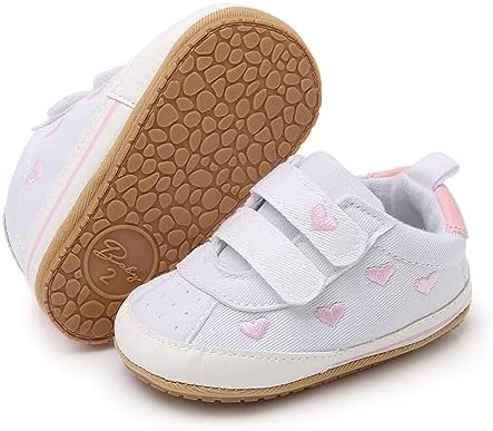 RVROVIC/обувь для маленьких мальчиков и девочек, парусиновые кроссовки для малышей, Нескользящие кроссовки для первых ходунков для младенцев 0–18 месяцев RVROVIC