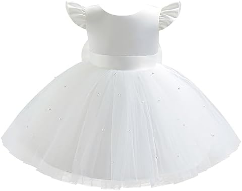 Платье-пачка принцессы для маленьких девочек, тюлевое платье с рюшами и бантом для вечеринки в честь дня рождения, рождественское сценическое платье IBTOM CASTLE