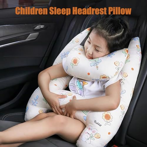 H-образная форма — опора для головы для сна в детской машине, дорожные подушки для малышей для автокресла, поддерживают тело и голову, помогают улучшить комфорт тела и головы (космонавты) ADKBO