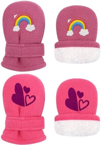 Sarfel Baby Winter Mittens Toddler Winter Gloves Infant Mittens Baby Mittens Warm Fleece Baby Girl Mittens Toddler Boy Gloves Sarfel