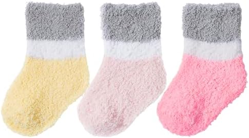 Zando, пушистые носки для малышей, детские мягкие тапочки, носки для детей, зимние носки, удобные пушистые носки для девочек, рождественские носки Zando