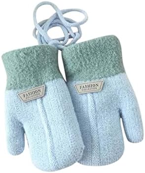 TBUIALL Mittens For Baby Snow Glove For Kids Girls Boys Infant Winter Snow Ski Gloves Kintted Warm And Soft Warm Mitten Boy TBUIALL