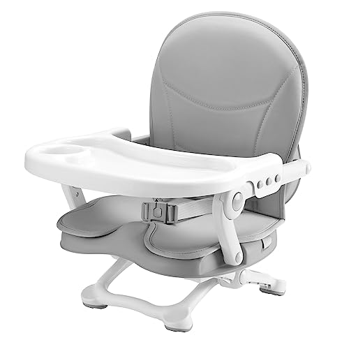 Портативный стульчик для кормления для младенцев и малышей, сиденье-подставка для стола, сиденье-подставка для путешествий с регулируемой высотой и подносом, складной стульчик для путешествий для малышей, стульчик для кормления ребенка Uuoeebb