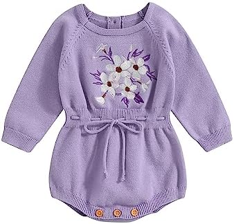 ZAXARRA свитер для маленьких девочек, комбинезон, вязаный свитер для маленьких девочек, свитшот с цветочной вышивкой, комбинезон, осенняя одежда для младенцев ZAXARRA