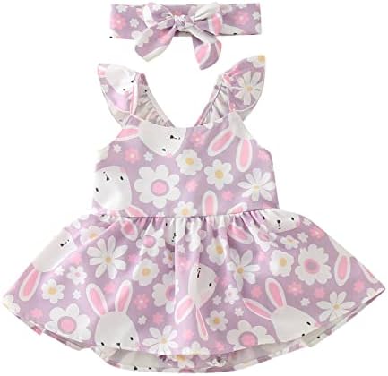 AIMAOMI Мой первый пасхальный наряд для девочки, платье для младенца с кроликом AIMAOMI