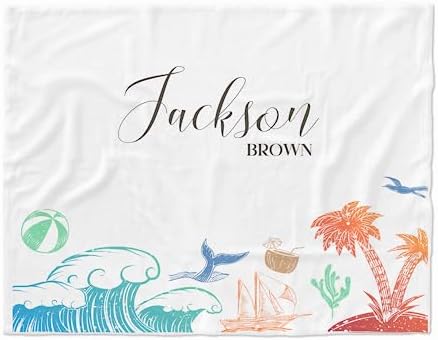 Personalized Baby Stats Blanket, Baby Blanket Gifts, Newborn Announcement, Nursery Growth Blanket Gifts for Baby, Newborn Fleece Sherpa Blanket Custom