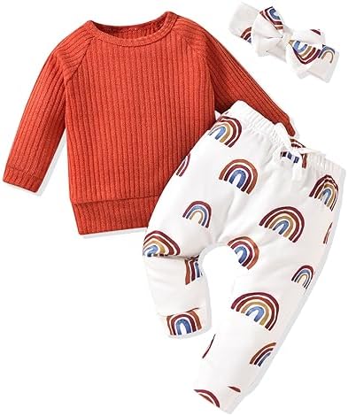 HINTINA вязаный пуловер для маленьких девочек, свитер с длинными рукавами, осенне-зимняя одежда, комплект одежды HINTINA