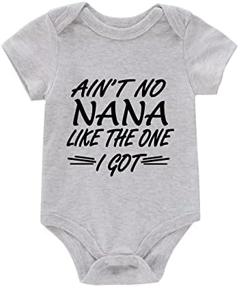 payifang Newborn Infant Baby Rompers Unisex Funny Letter Print Cute Bodysuits Payifang