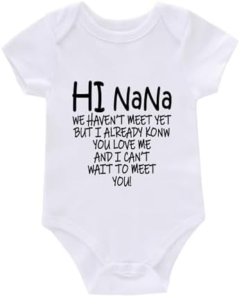 payifang Newborn Infant Baby Rompers Unisex Funny Letter Print Cute Bodysuits Payifang