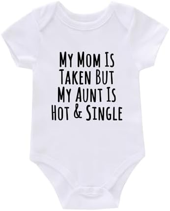 payifang Newborn Infant Baby Rompers Unisex Funny Letter Print Cute Bodysuits Payifang