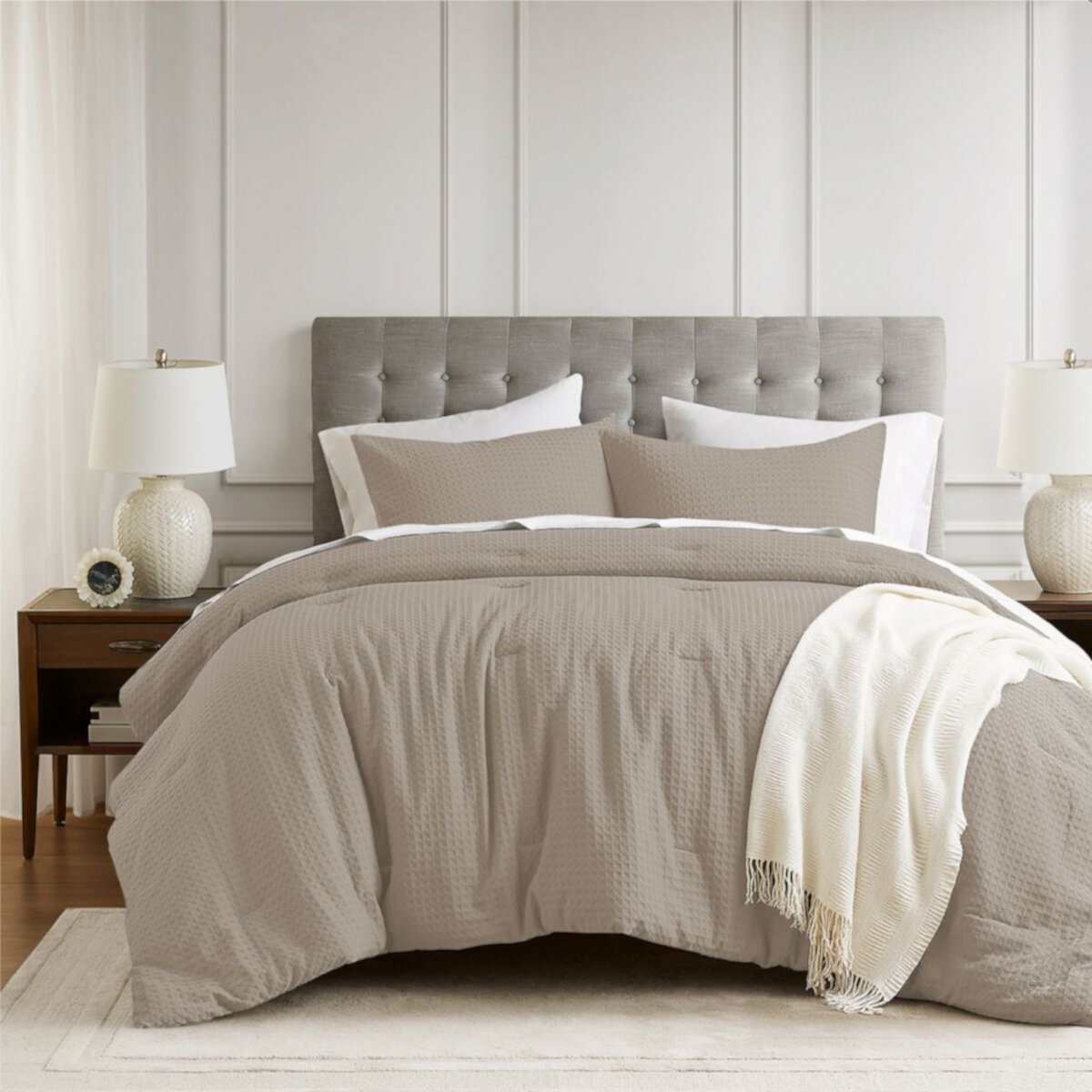 510 Design Mina Комплект одеял с текстурированной вафельной тканью 510 Design