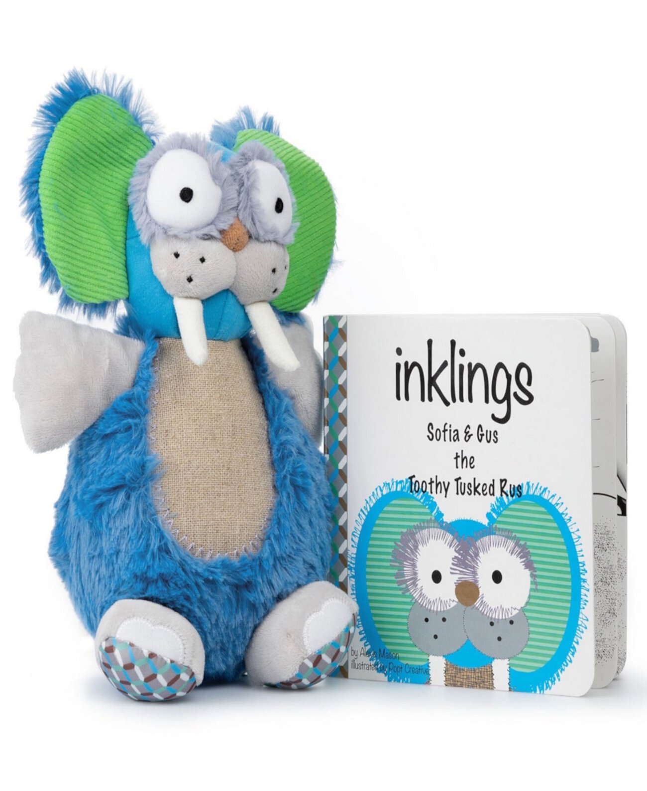 Плюшевая игрушка для малышей с набором настольных книг Inklings Baby