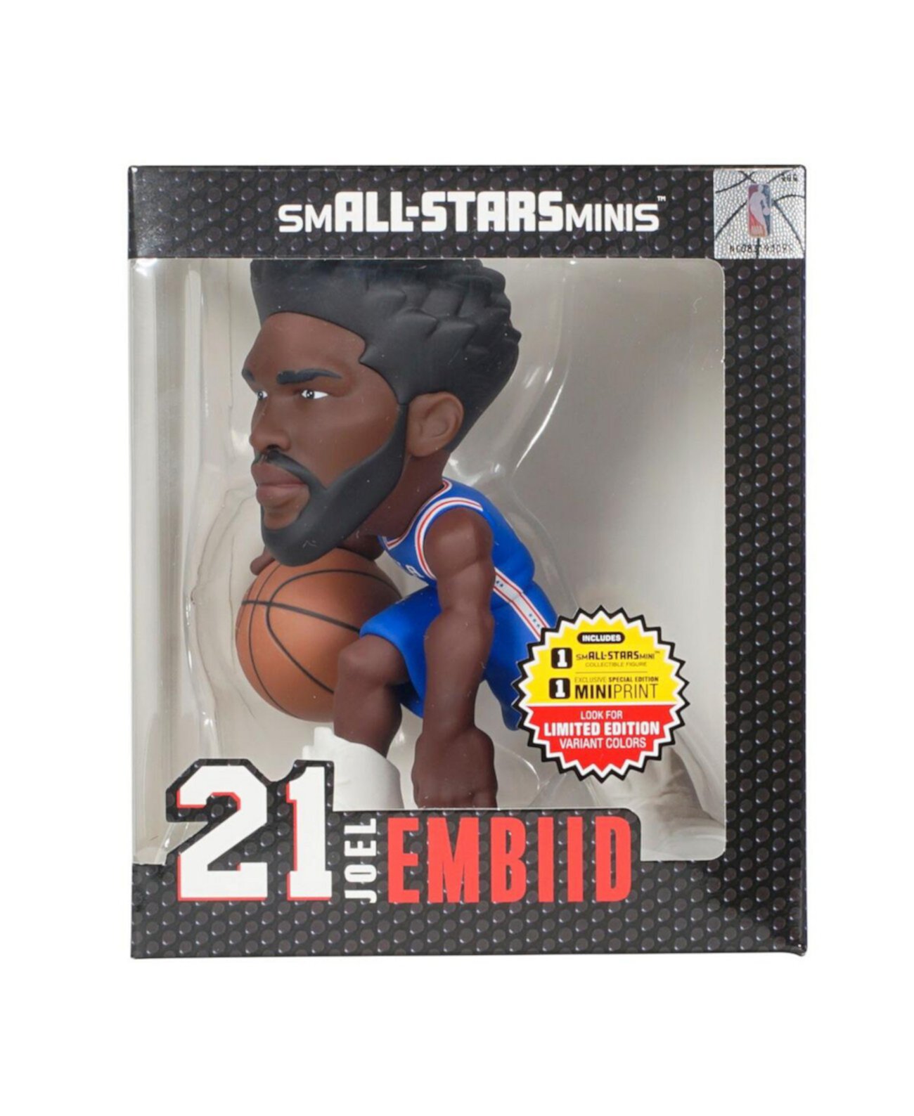 Джоэл Эмбиид Филадельфия 76ers Minis 6 дюймов виниловая фигурка SmALL-Stars