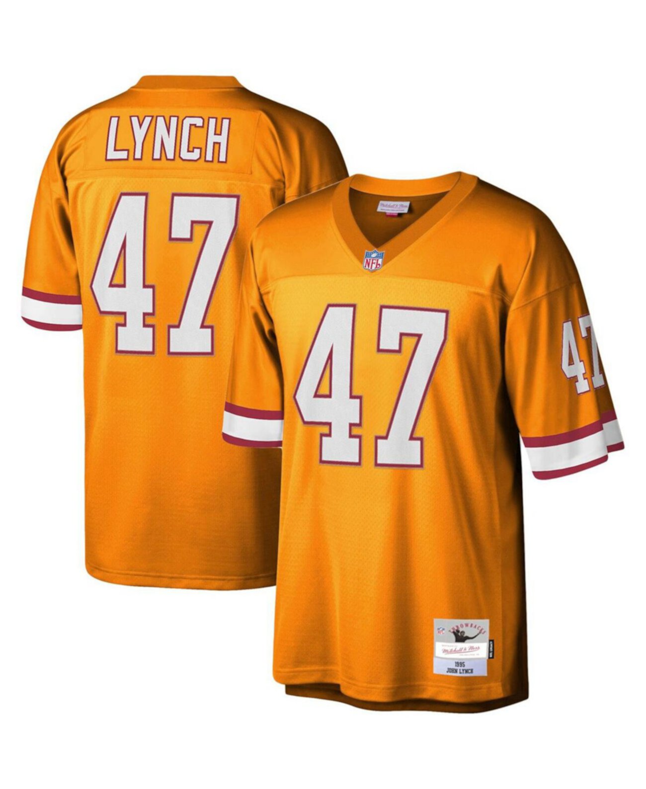 Футболка для мальчика John Lynch, команда Tampa Bay Buccaneers, 1995 год Mitchell & Ness