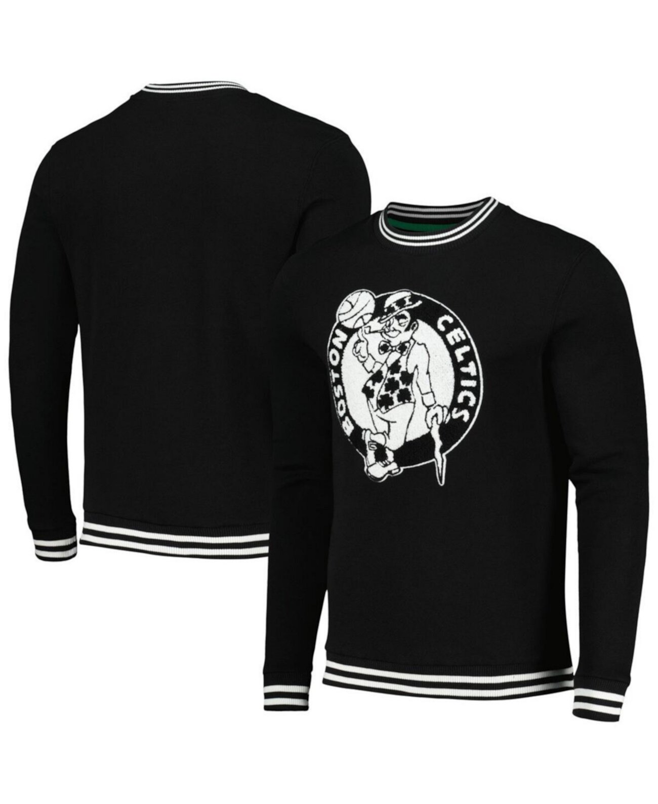Мужской черный пуловер Boston Celtics Club Level свитшот Stadium Essentials