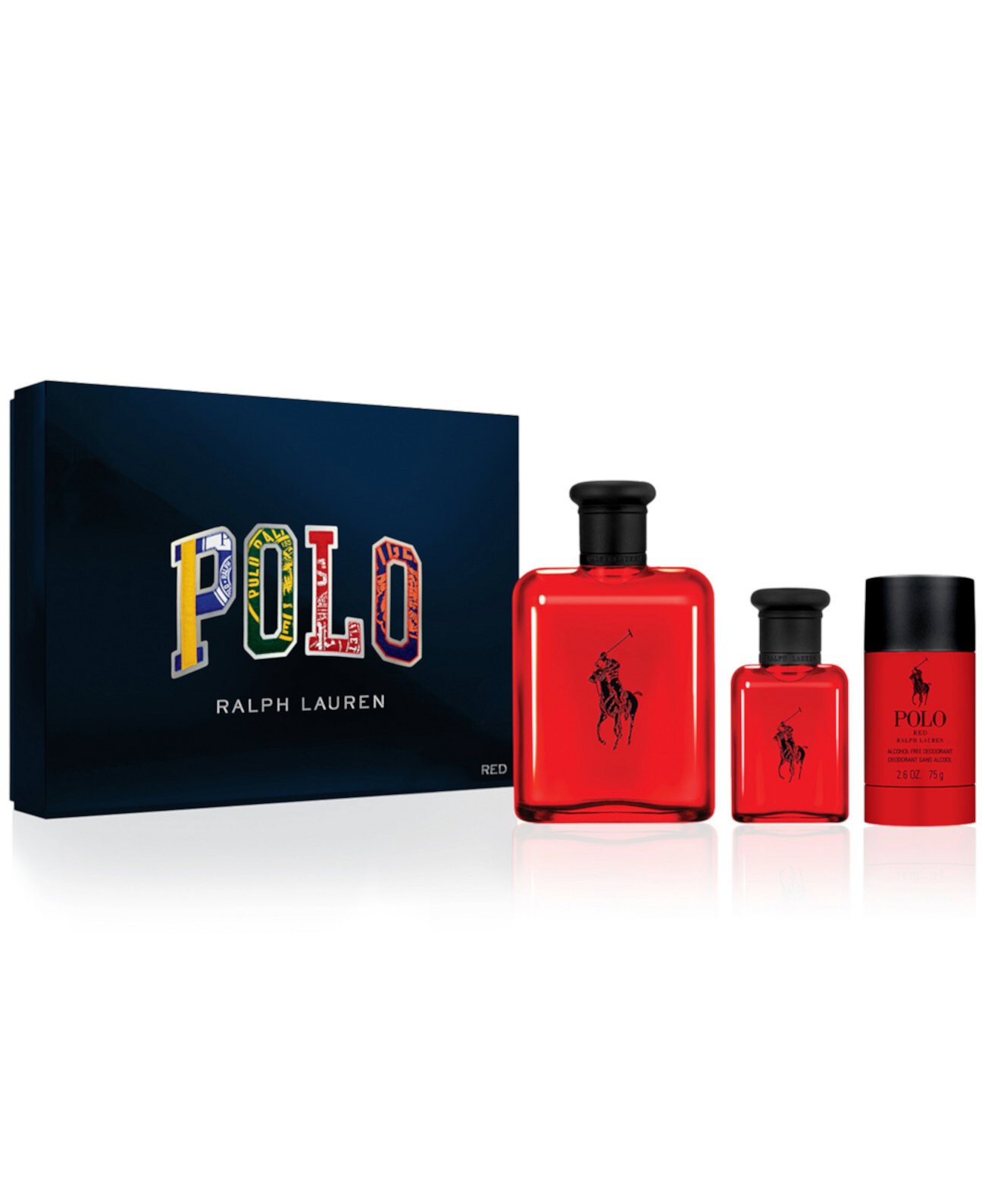 Men's 3-Pc. Polo Red Eau de Toilette Gift Set Ralph Lauren