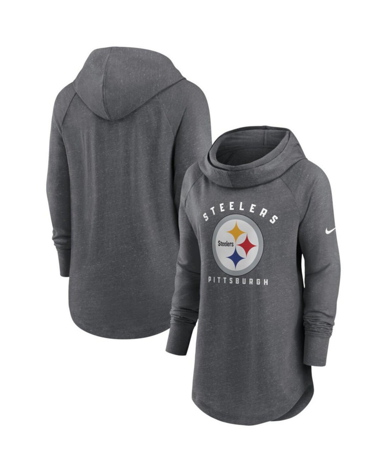 Женский Пуловер Nike Pittsburgh Steelers Raglan Funnel Neck Nike