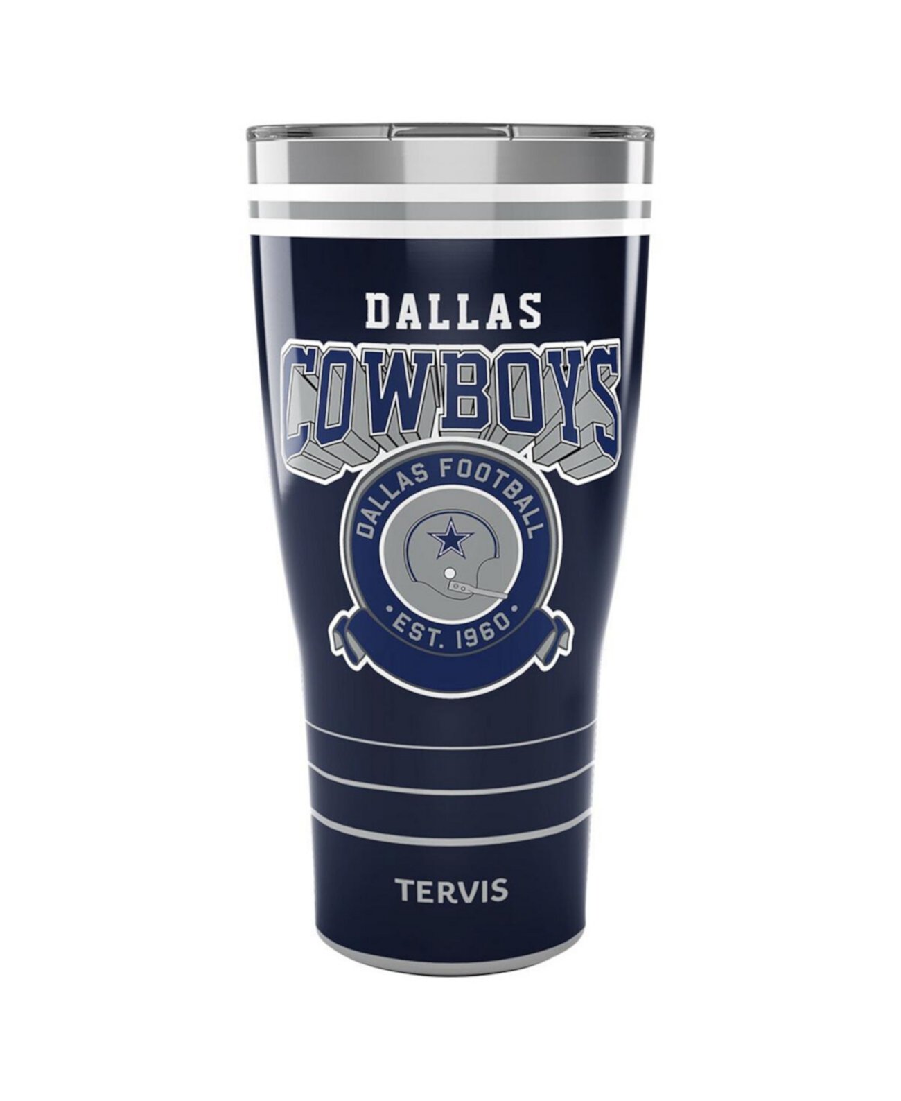 Потертый стакан Dallas Cowboys на 30 унций в винтажном стиле Tervis