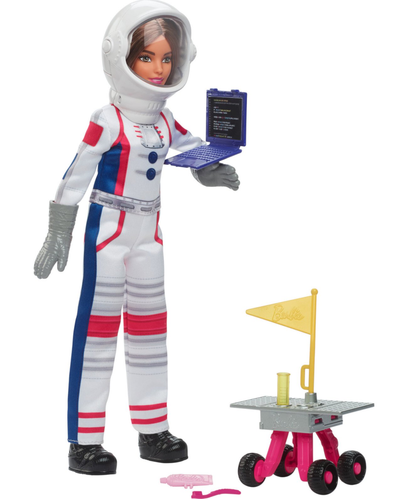 Кукла астронавта, посвященная 65-летию карьеры, и 10 аксессуаров, включая ровер и космический шлем Barbie