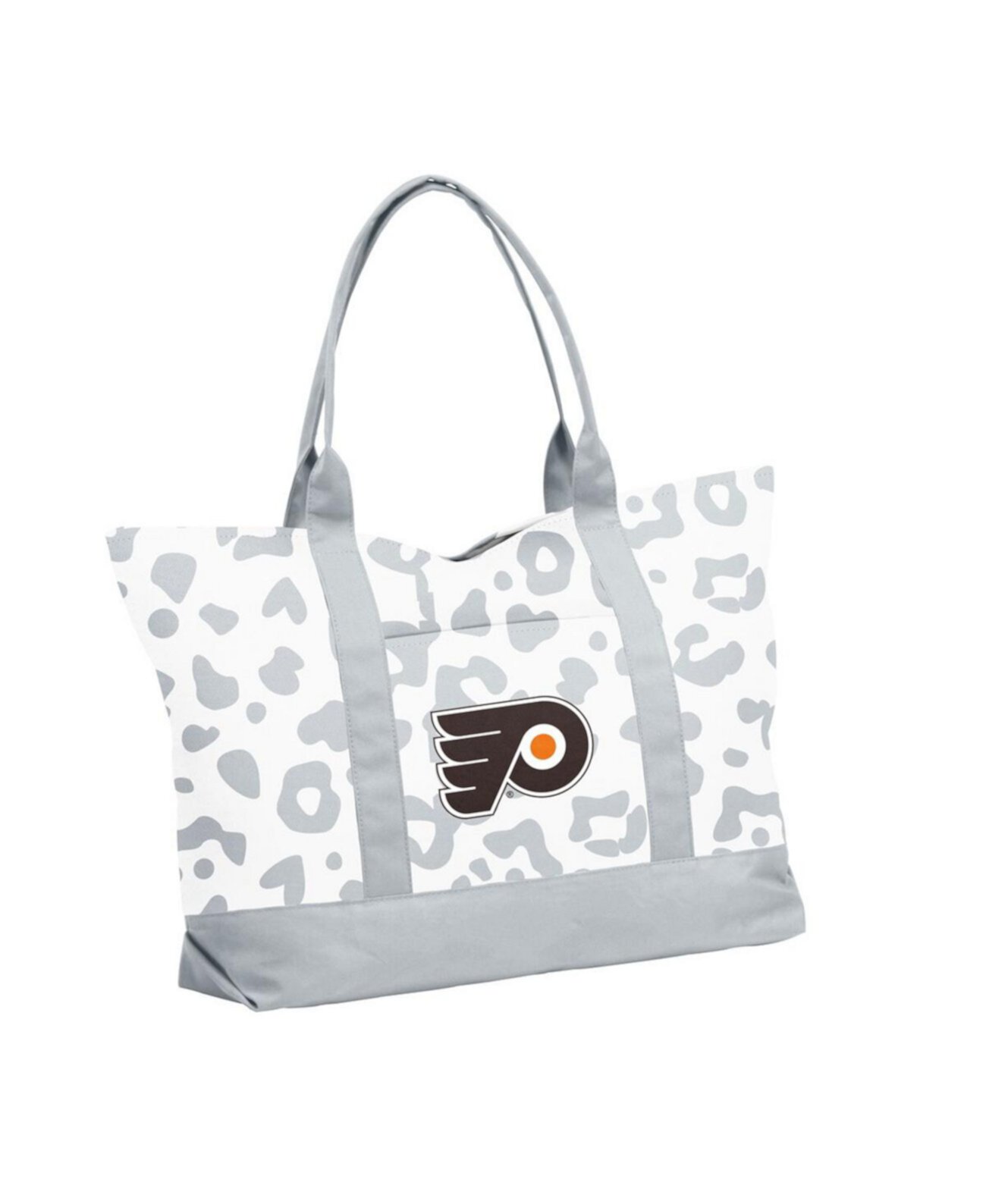 Сумка тоут Logo Brand Women's Philadelphia Flyers Leopard Pattern Logo Brand