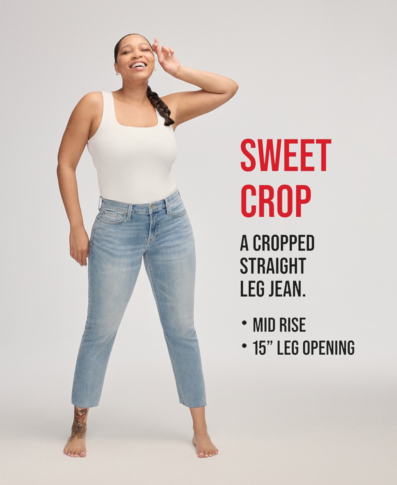  Джинсы с высокой талией Lucky Brand Mid-Rise Sweet Crop Lucky Brand