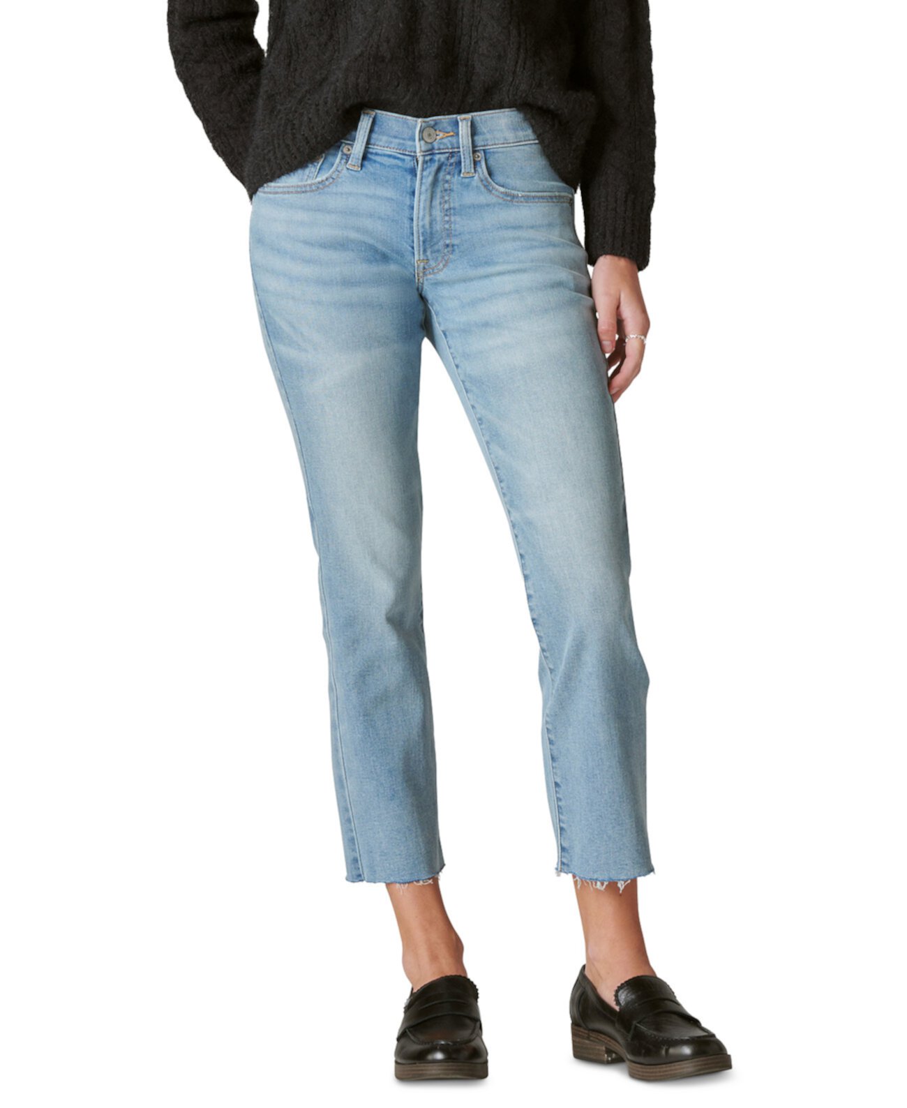 Женские Джинсы с высокой талией Lucky Brand Sweet Crop Lucky Brand