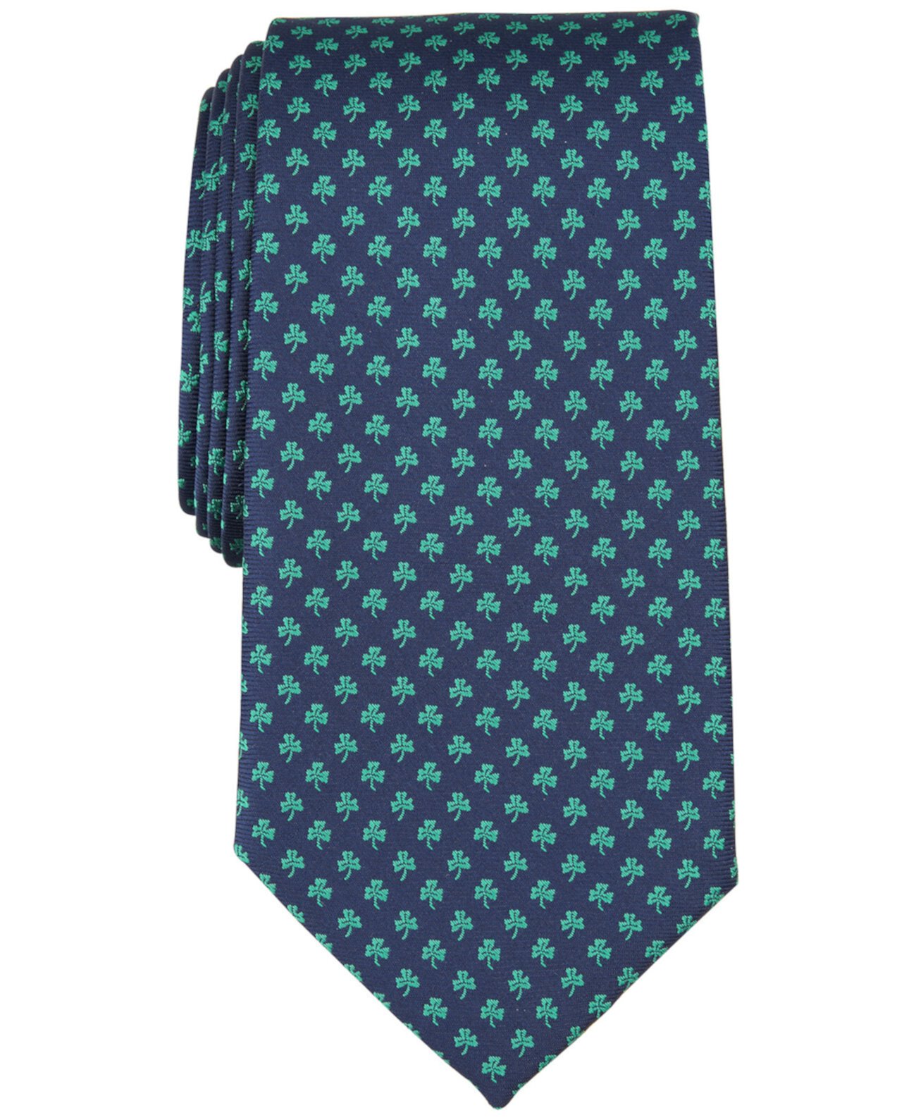 Мужской галстук с изображением трилистника, созданный для Macy's Club Room