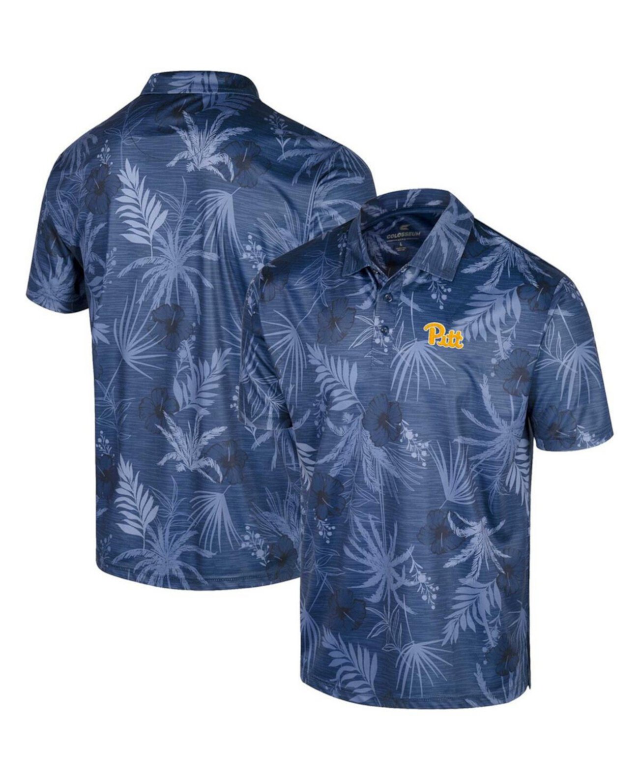 Мужская рубашка-поло Royal Pitt Panthers Palms Team Colosseum