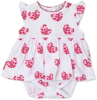 Платье-боди с принтом «сердечки» для новорожденных девочек Kissy Kissy Kissy Kissy