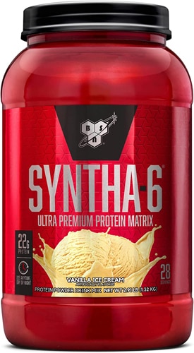 Протеиновый порошок Syntha-6 Lean Muscle 22 г белка и 10 г аминокислот в порции - 28 порций Bsn