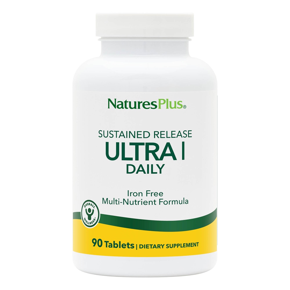 Ultra I Daily Iron Free Multi-Nutrient Formula -- 90 Tablets (Таблетки) NaturesPlus