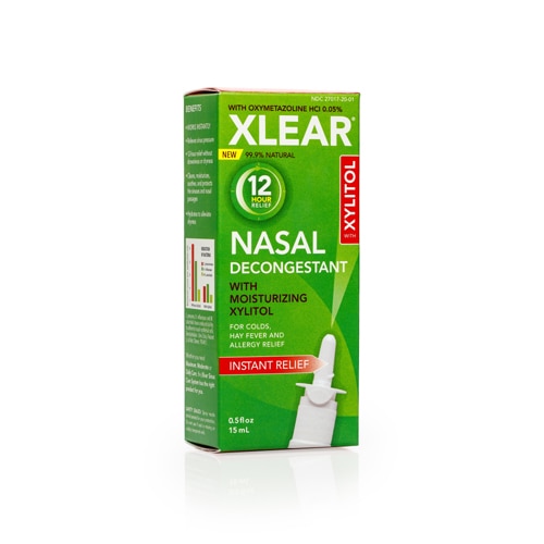 Nasal Decongestant Spray (Спрей) -- 0.5 fl oz (Жидкие унции) Xlear