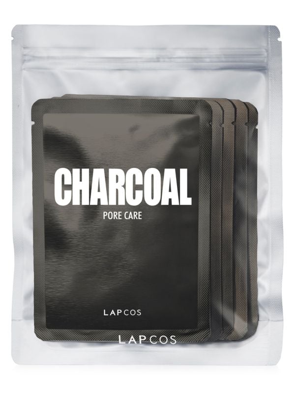 5-Pack Daily Charcoal Pore Care Firming Masks LAPCOS