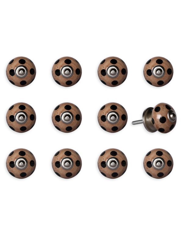 ​12-Piece Ceramic Cabinet & Door Knob Set KNOB IT