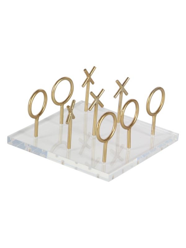 Acrylic Tic Tac Toe 10-Piece Set Primrose Valley