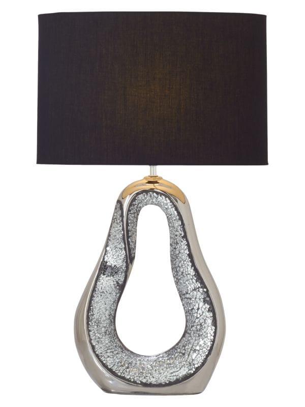 Набор из 2 керамических настольных ламп с мозаикой в форме груши Primrose Valley