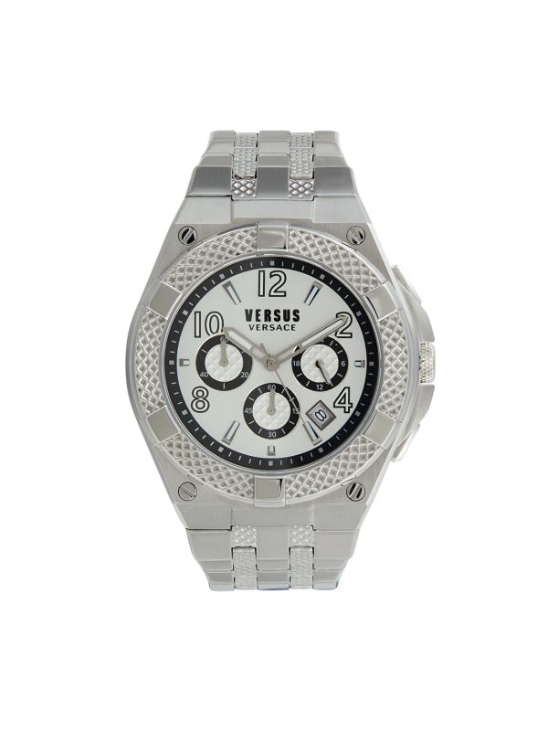 Часы-браслет с хронографом из нержавеющей стали 46 мм Versus Versace